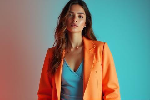Commercial fashion photography in a studio